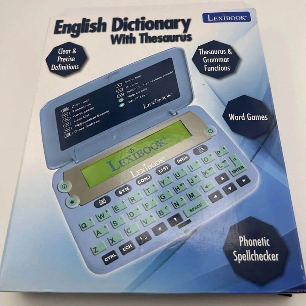 LEXiBOOK D650EN The English Dictionary Definitions Thesaurus Grammar Spellcheck